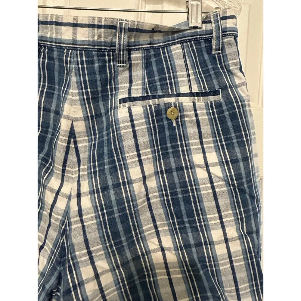 Tommy Hilfiger Vintage mens Plaid Shorts Size 33